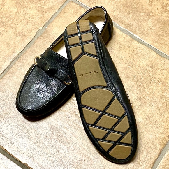 Cole Haan Evelyn Bow Driver Loafer 7.5 Black - Picture 7 of 10